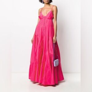 Jacquemus Vibrant Pink Maxi Dress